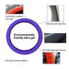 Car Steering Wheel Protector Covers 15inch Anti Slip Cover Elastic Geometric Pattern Cover Silicone Car Accessories