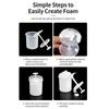 Home Facial Bubble Maker Portable Plastic Foam Maker Cleansing Tool for Deep Skin Cleaning and Care