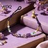 Durable Beaded Jewelry Bohemian Bracelet for Women Handmade Bamboo Joint Stackable Layered Bracelet Ethnic Style Boho Summer Lightweight Vacation