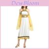 Stunning Arabian Goddess Costume For Halloween Party Stage Performance In Polyester Fabric