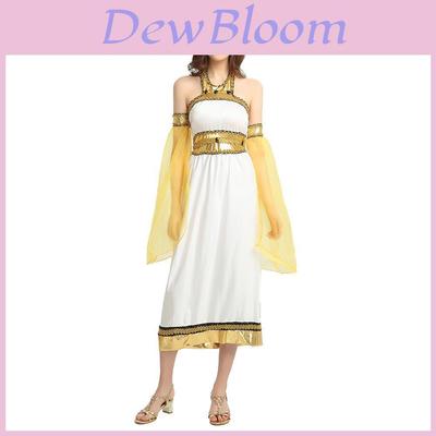 Stunning Arabian Goddess Costume For Halloween Party Stage Performance In Polyester Fabric