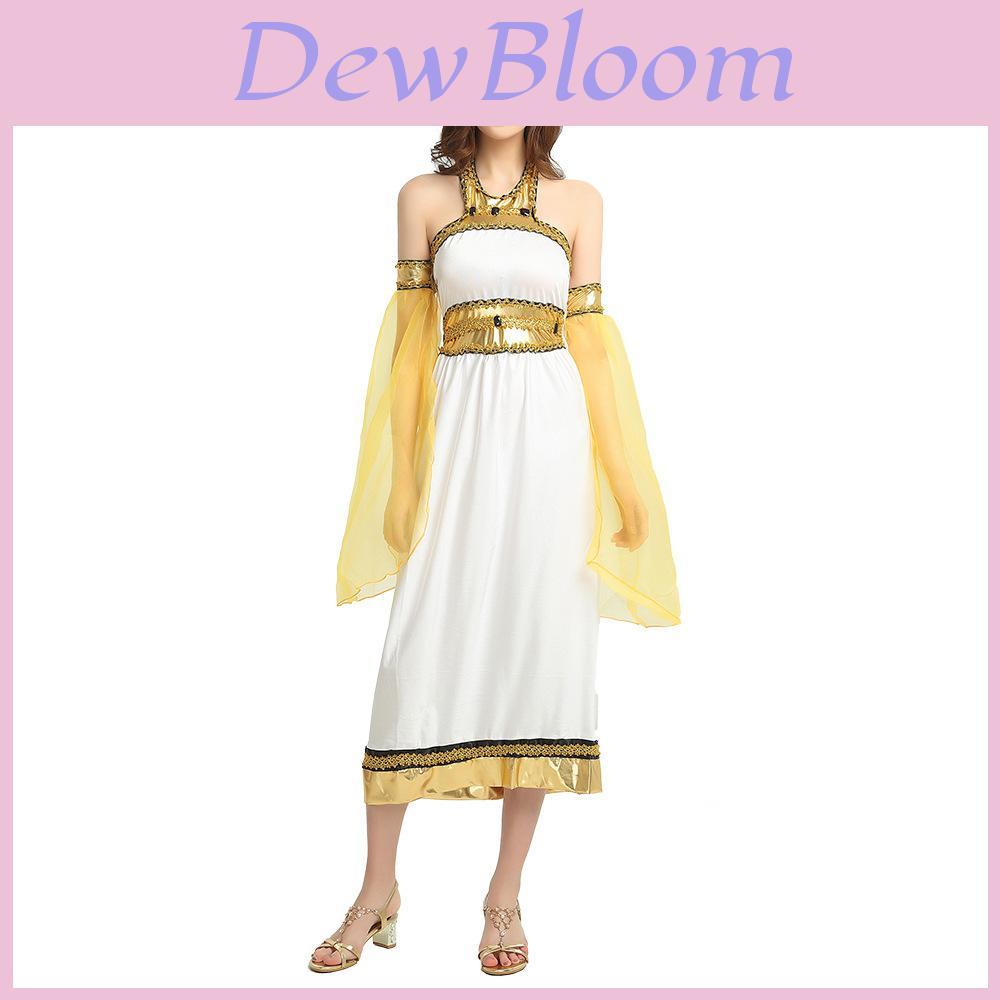 Stunning Arabian Goddess Costume For Halloween Party Stage Performance In Polyester Fabric