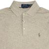 Polo Ralph Lauren Solid Logo Embroidered Casual Long Sleeve Polo Shirt Men tops Beige 710671784-030