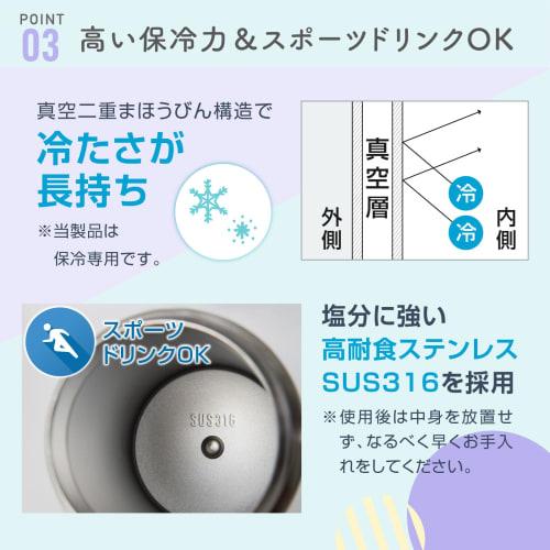 The-peacock Thermos Industry (The-peacock) Peacock Water Bottle, Sports Drink Compatible, One-Touch Opening, Direct Drinking, Kids Size, 800ml, Dishwa