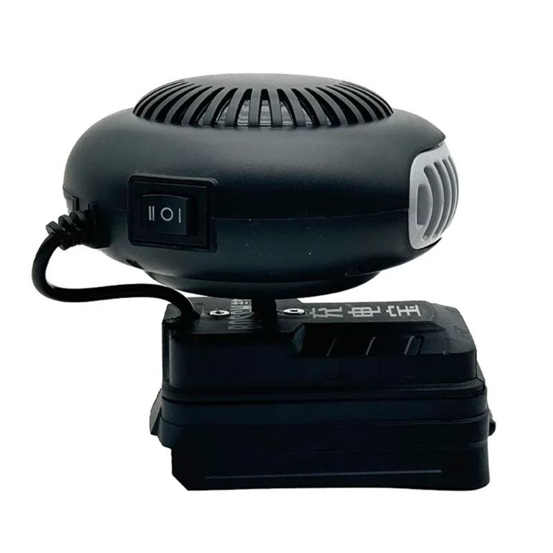 Portable Multifunction Double Mode Heater Cooling Fan Featuring Double USB Charging Port Overheat protections