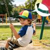 Funny Baseball Cap Rainbow Sun Cap Casual Snapback Hat  Kids Boys Girls