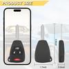 Key Fob for JEEP 2007-2016 Compass/ 07-18 Patriot/ 06-16 Wrangler/ 04-09 Dodge Durango/ 06-08 Ram/ 11-14 Chrysler 200/07-09 Sebring, OHT692427AA, 2Pcs