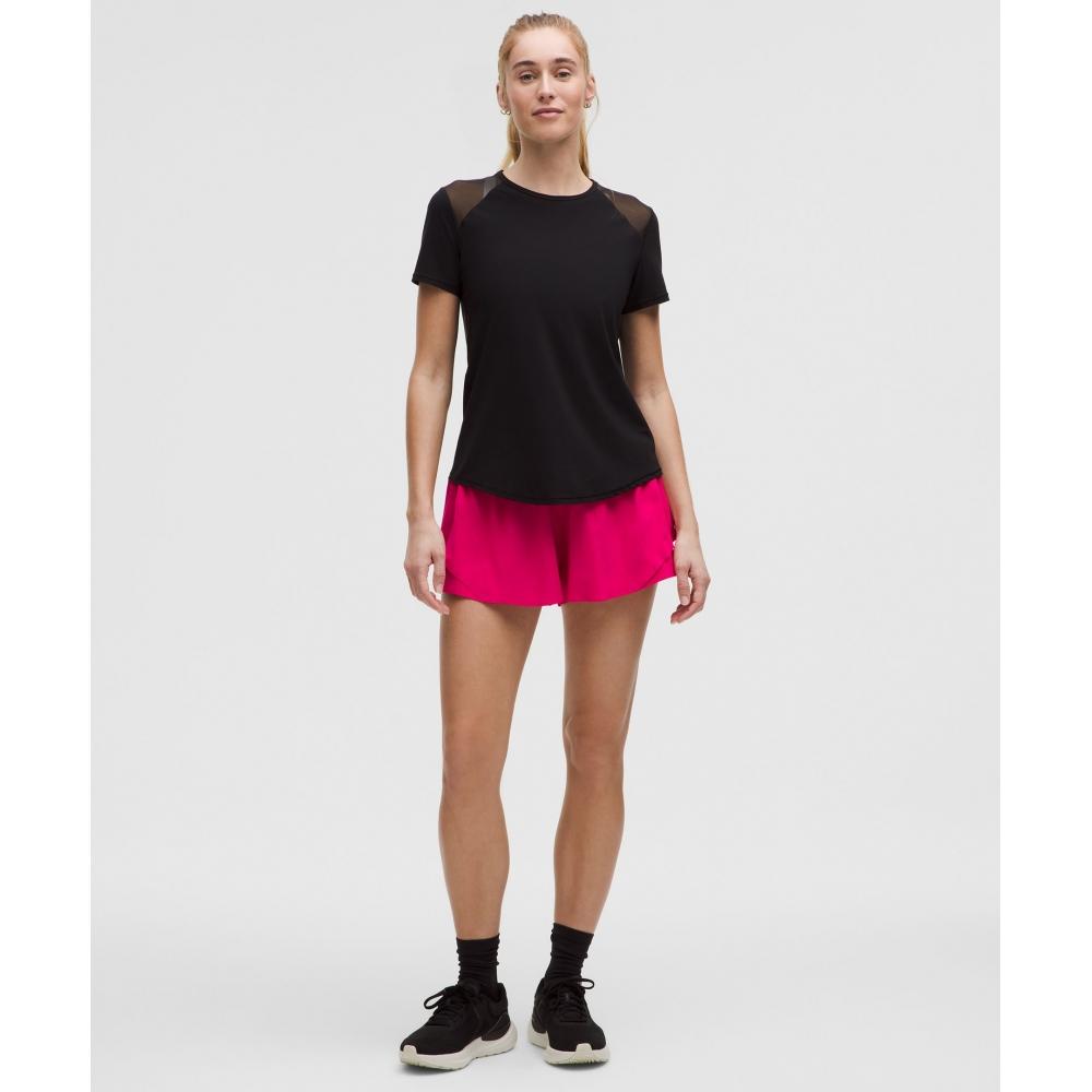 Lululemon Shake It Out High Rise Running Short 2.5  Passionate