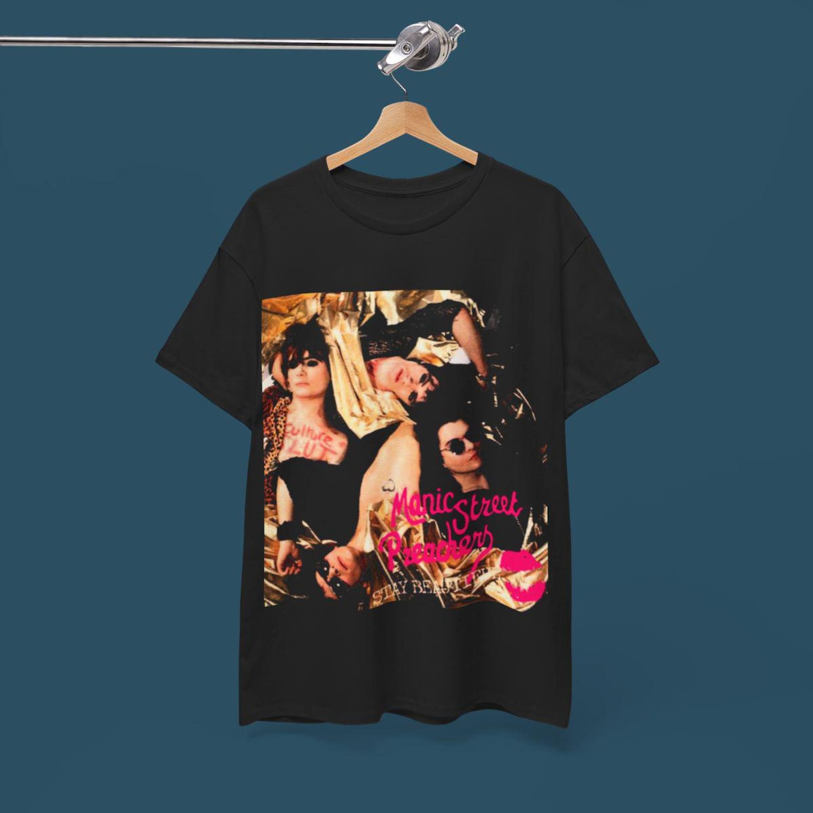 Manic Street Preachers T shirt - 90s Rock Tee - Guns And Roses S