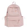 Schoolbag cute solid color college student backpack women 1011 new lightweight junior high school student schoolbag short travel backpack