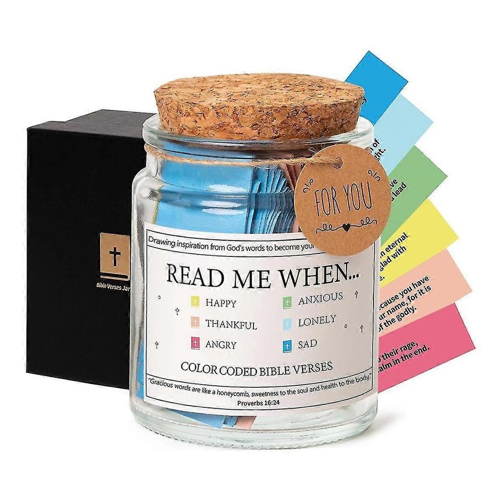 Bible Verses In A Jar,read Me When Bible Verses Jar For Emotions And ,glass Scripture Prayer Jar With Coloring A