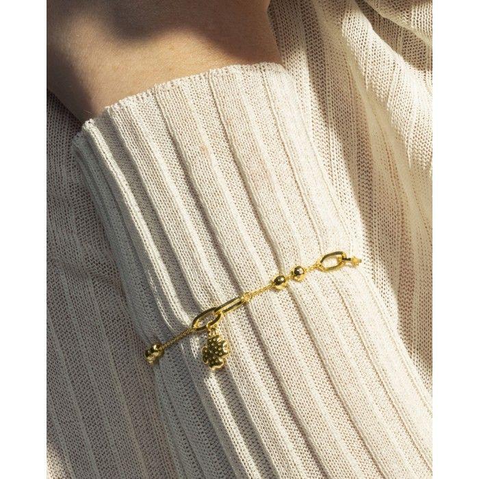 Bracciale - Luxenter - Wilya - finitura oro giallo 18 carati - Zirconia cubica - 17 cm + 3 cm di estensione