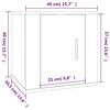 3 Piece TV Cabinet Set Grey Sonoma Particleboard