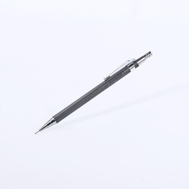 Adjustable Metal Mechanical Pencil: 0.5mm & 0.7mm for Students - Continuous Writing Clickable Design