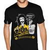 Koszula Frank Zappa Oversize Dla Mężczyzn Czarna Koszulka Graficzna Koszulka Z Nadrukiem Bawełna Męskie Koszulki Z Nadrukiem Retro