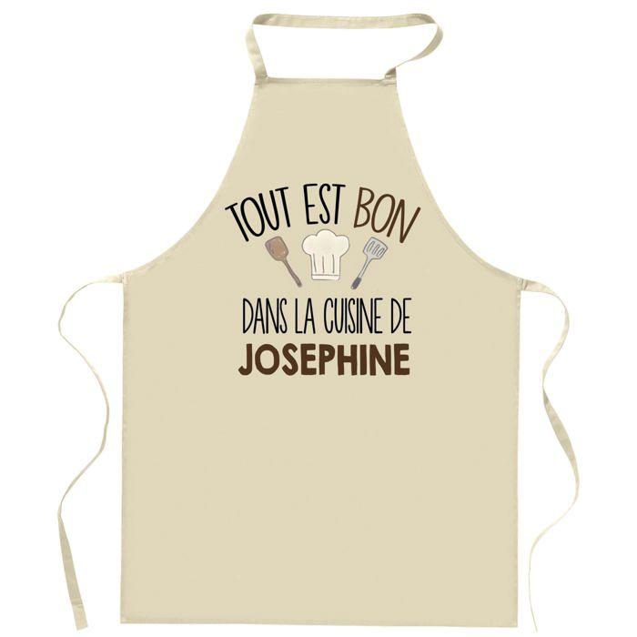 Tablier de cuisine - Planetee - Personnalisé (prénom) - Impression bretonne - Coton résistant lavable 40°C