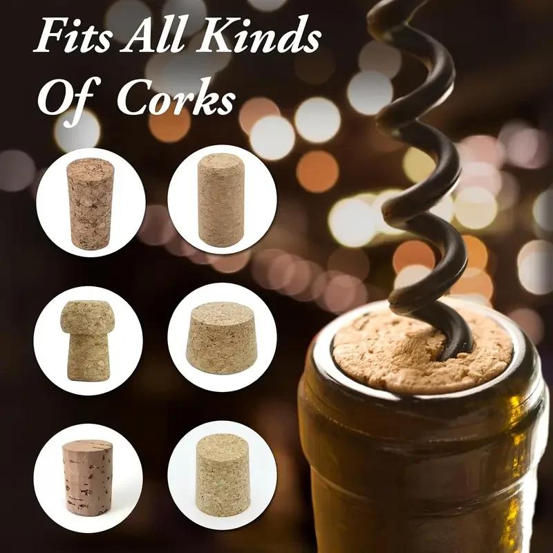 Multi-Functional Bottle Openers Wine Cork Screw Corkscrew Beer Cap Remover Bar1pc Premium Stainless Steel Wine Bottle Opener