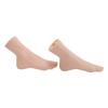 Silicone Foot Model Soft Touch Flexible Joint Positioning Realistic Mannequin Foot for Nail Art Jewe