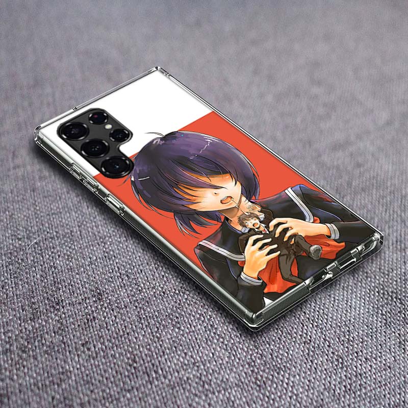Urabe Mikoto Phone Case For Samsung Galaxy S24 S23 S21 S20 FE S22 S26 Ultra S25 Edge S10 Plus Cover Clear TPU Capa Shell Coque S