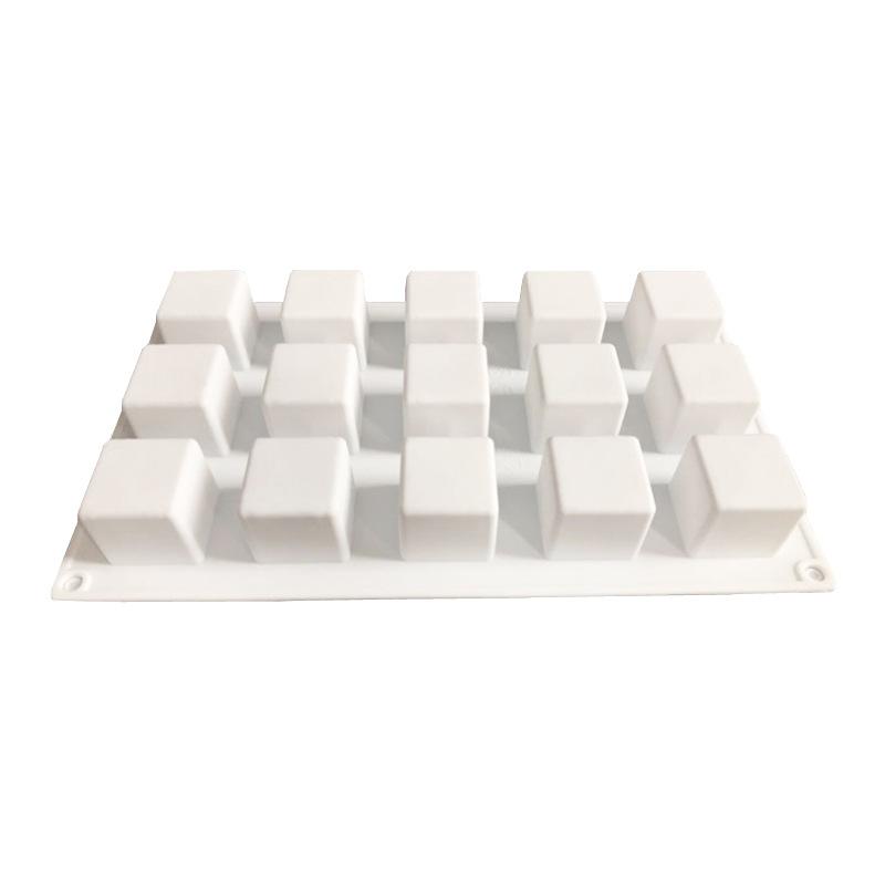 3d Square Cube Shape Silicone Mold Mousse Cake Baking Molds For Caramel Candy Dessert Cheesecake Truffle Jelly Bakeware