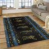 Ancient Egyptian Mythological Ideographic Sign Symbols Carpet Rug for Home Living Room Bedroom Sofa Doormat Decor,Non-slip Mat