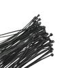 2x100/2x150/2x200/3x150/3x200mm Nylon Cable Ties Zip Ties Self-locking White Black 2mm 3mm Width 100Pcs