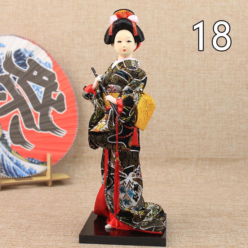 Krásné japonské figurky gejš Panenky s krásným kimonem Domácí dekorace na plochu Miniatury Kolekce ozdob z gejš Dárek