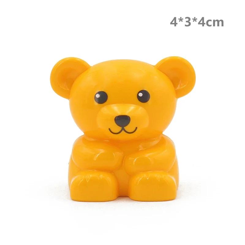 Big Size Building Blocks Forest Animals Lion Deer Panda Beast Enlightenment Toys Compatible Large Blocks Children Kids Gifts