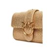 Сумка PINKO Love One Mini Slouchy Fl PE 25 PLTT 104340 A2CE золотистый