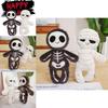 New Halloween Skeleton And Mummy Plush Toy Doll Keychain Custom Logo Available For Wholesale