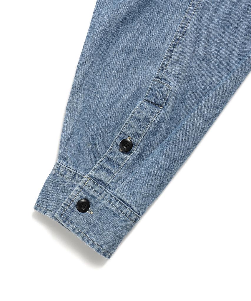 CAVISH Cvs Washed Denim Shirt Blue(Cv2Dfuw301A)