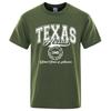 Texas Austin United States Of America Tshirt Man Fashion T-Shirts Hip Hop Breathable T-Shirt Casual Tee Clothes 100% Cotton Tops