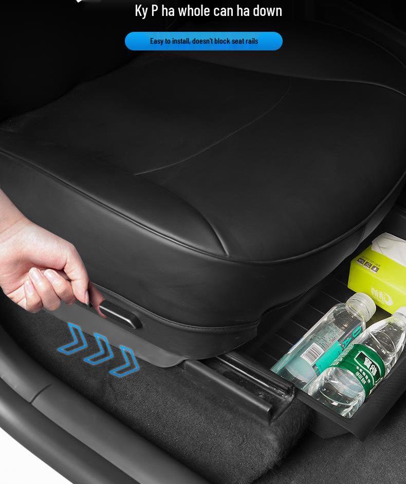 Under-Seat Storage Box for Tesla Model Y (Refresh Version) - Organizer Modification Accessories