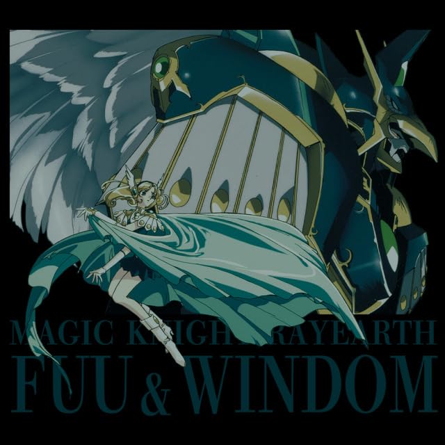 [azumaker] TV Anime "Magic Knight Rayearth" T-Shirt Kaze & Windam XL Size