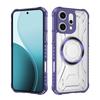 KEYSION Transparent Magnetic Case for OPPO Reno14 Pro 5G Soft Silicone+PC Heavy Duty Shockproof Phone Cover for OPPO Reno 14 Pro