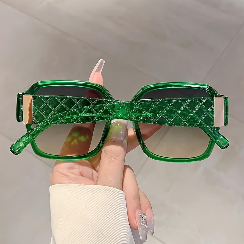 Vintage Luxury Brand Designer Square Big Frame Sunglasses Women For Men Sun Glasses Punk Popular Outdoor Colorful Shades UV400