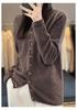 Women's Fashionable Pure Wool Cashmere Hoodie Cardigan - Autumn/Winter Knitwear Long Sleeve Loose Sweater.