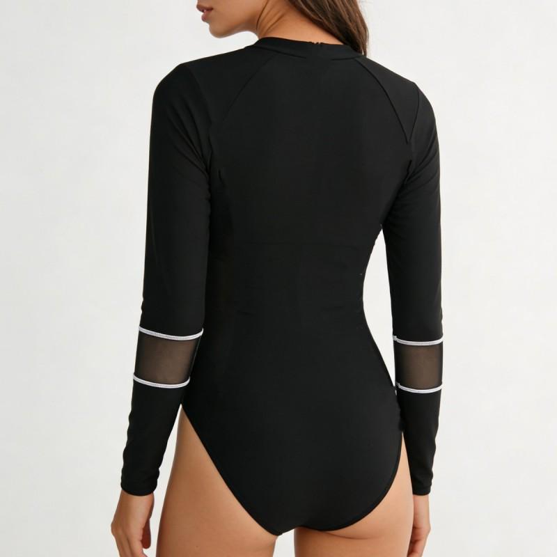 2026 Trendy Printed Halter Neck One-Piece Swimsuit With Removable Pads Women Beach Pool Swimwear