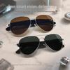 CrossAI Bluetooth Smart Glasses with Metal Spring Hinges for Music and Calls