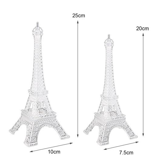 Eiffel Tower Light Birthday Gift Decorative Colorful Nightlight Button Lamp