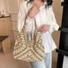 Summer Beach Straw Women Hollow Out Female Vacation Shoulder Bags Hand Woven Seaside Tote Bag Ladies Knitted Handbags