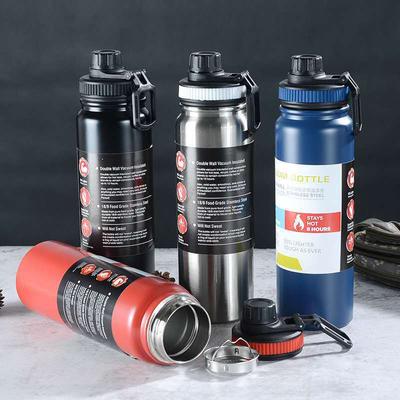 600ML/800ML/1000ML Termosuri Mari cu Vid Oțel Inoxidabil Cană Termică Mâner Portabil Sticlă Termos pentru Apă
