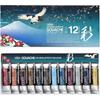 Holbein Opaque Watercolor (Gouache) Japanese Color “Color” G754 15ml 12 Color Set Winter 03754