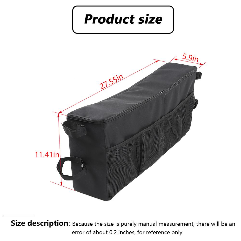 Car Trunk Organizer, Rear Cargo Organizer Driver Side Storage Bag Pouches for 1997-2006 Jeep Wrangler TJ