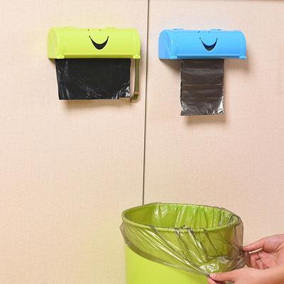 Kunststoff Wand-montiert Müll Tasche Lagerung Box Container Küche Bad Versorgung