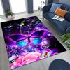 27 Style Dream Butterfly Flower Cartoon Rug Carpet for Bedroom Living Room Sofa Home Doormat Decor,Kids Play Non-slip Floor Mat