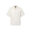 Li Ning X Jackie Chan Collaboration Kung Fu Series Solid Color Casual Cool Short Sleeve Shirt Unisex Shirts Paper-White ASHW109-3