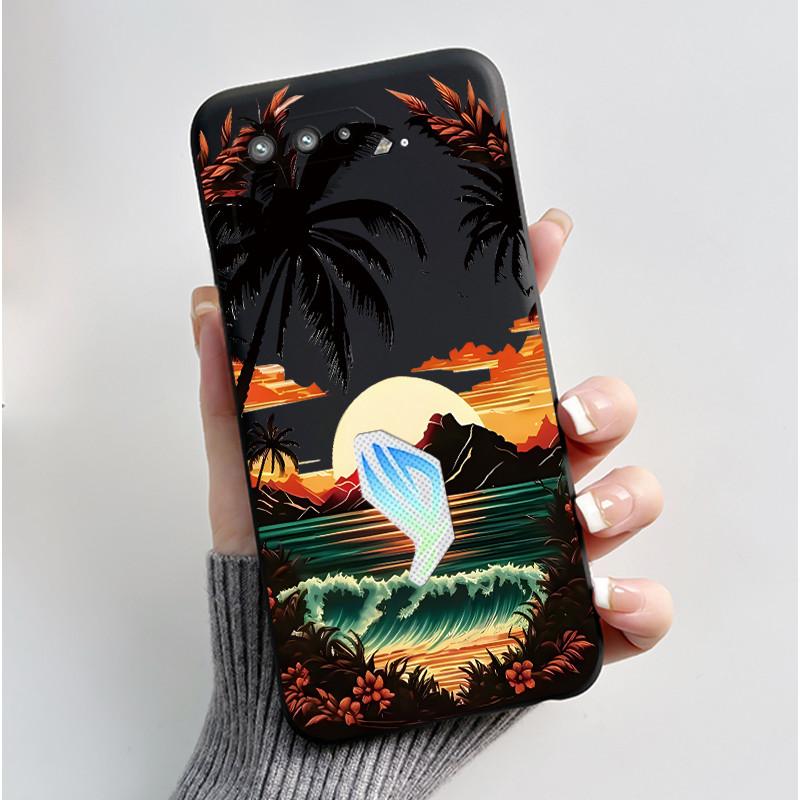 Casing For Asus Rog Phone 5 Rog 5s ZS673KS ZS676KS Case Luxury Dragon Cute Cool Boys Girls Soft Black Matte Silicone Back Cover