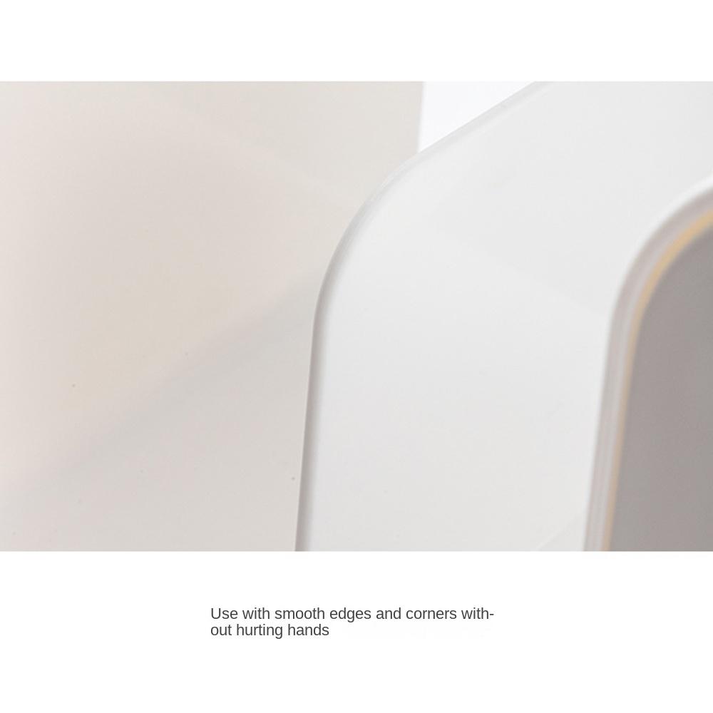 Large Capacity Desktop Bookshelf Stationery Organizer Simple Book Holder Documents Stand Home