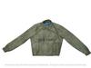 Handgemachte Damen Grün Echt Weiche Reine Wildlederjacke Biker Casual Classy
